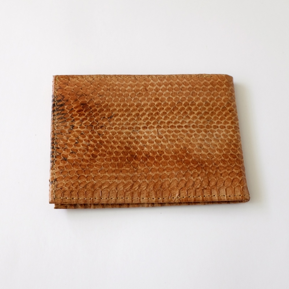 Genuine Real Python Snake Skin Leather Wallet - Picture 2 of 3